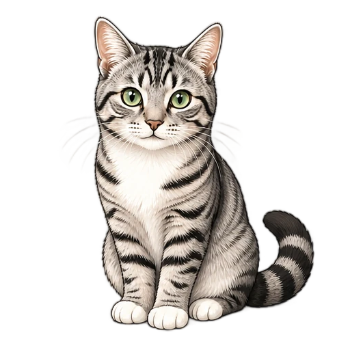 猫咪挥爪打招呼动态表情