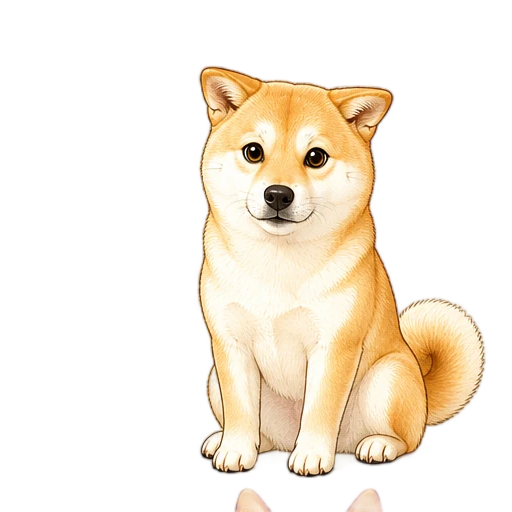 狗狗竖耳震惊动态表情